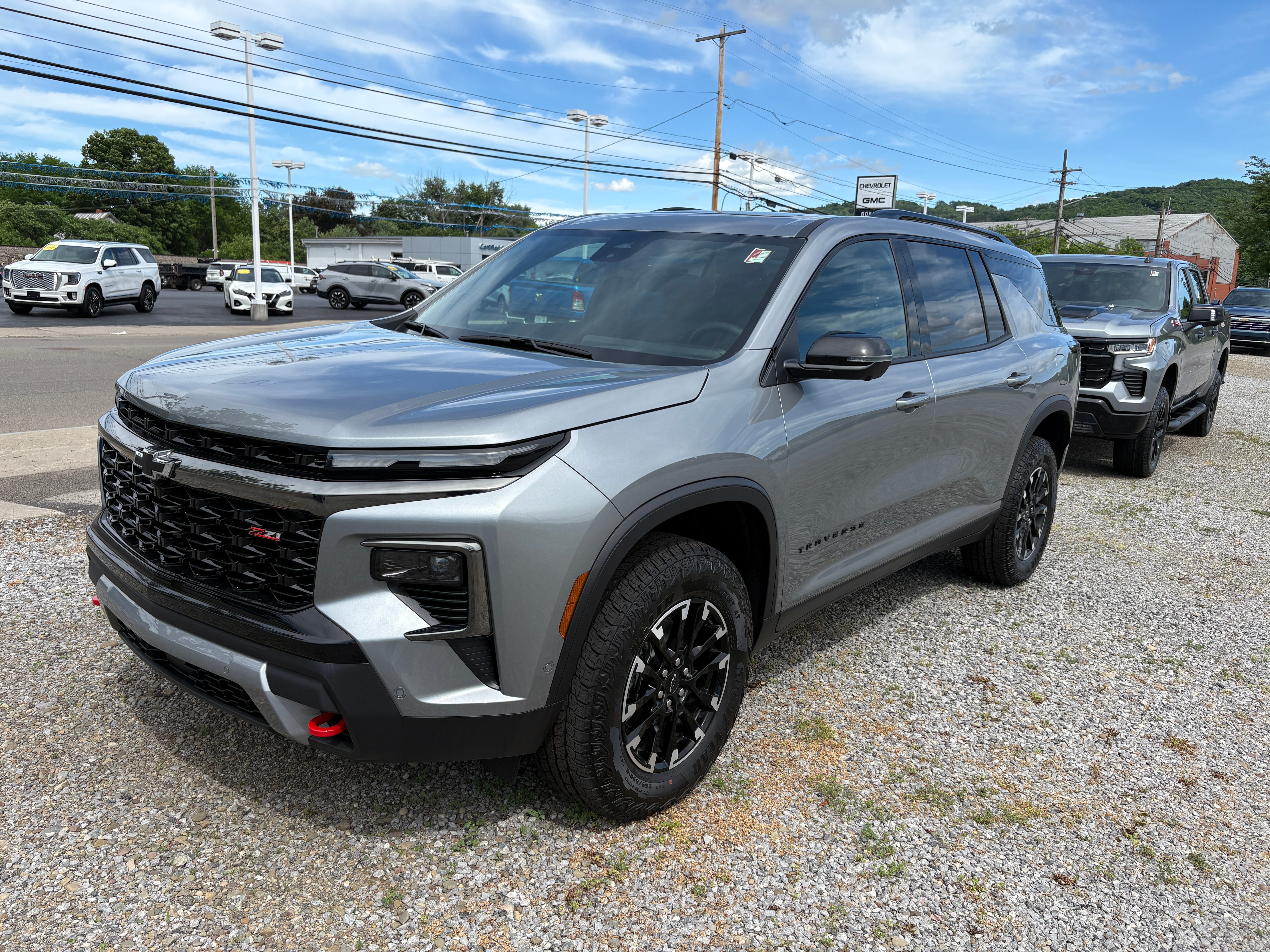2026 Chevrolet Traverse Z71 in Sterling Gray Metallic — front three-quarter view